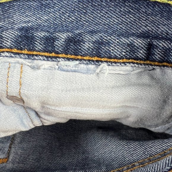 Levi's Jeans Men 36x32* 505 Regular Straight Blue Faded Whisker Denim Tag 36x34 - Picture 4 of 16